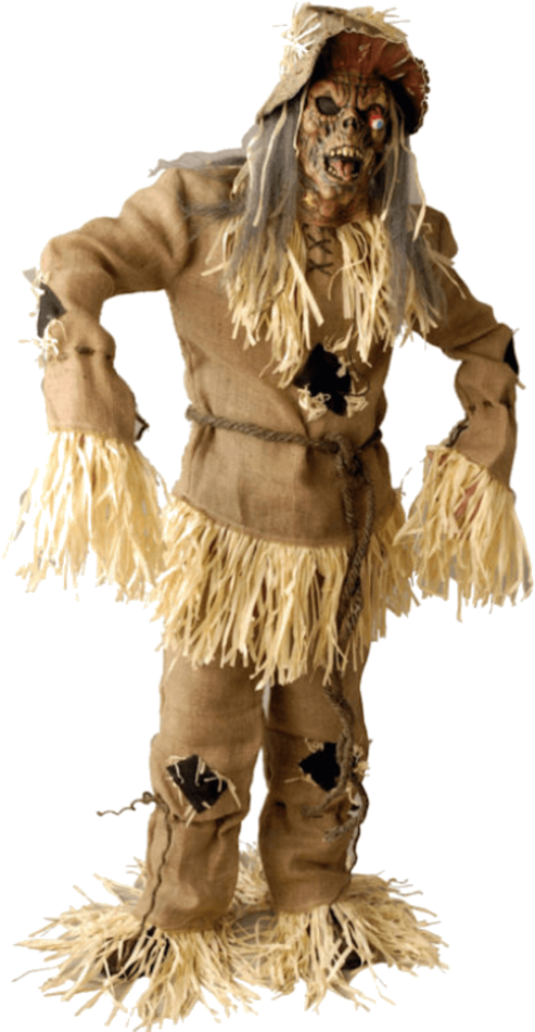 Scary Scarecrow Costume (599x949), Png Download