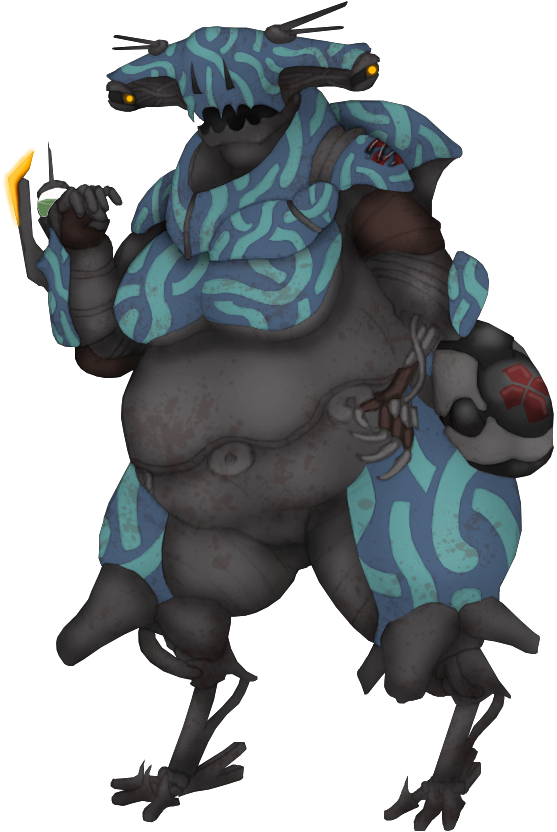 Doctor Karkarda - Fat Warframe (700x877), Png Download