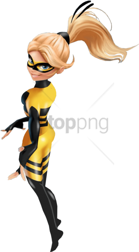 Free Png Download Queen Bee - Da Queen Bee De Miraculous Ladybug (480x872), Png Download