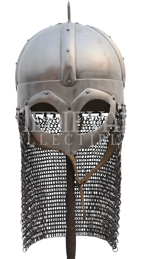 Gjermundbu Helmet With Aventail - Mail (850x850), Png Download