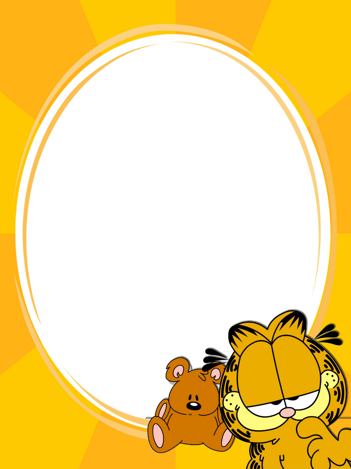 Garfield Cartoon, Definitions, Stationary, Photoshop, - Garfield Images Free Download (1200x1600), Png Download