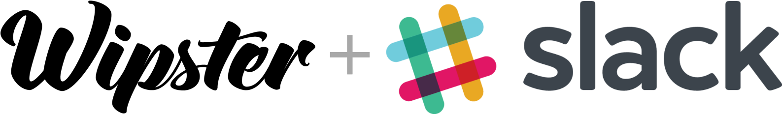 With Wipster's Slack Integration, You And Your Team - Wipster (1600x330), Png Download