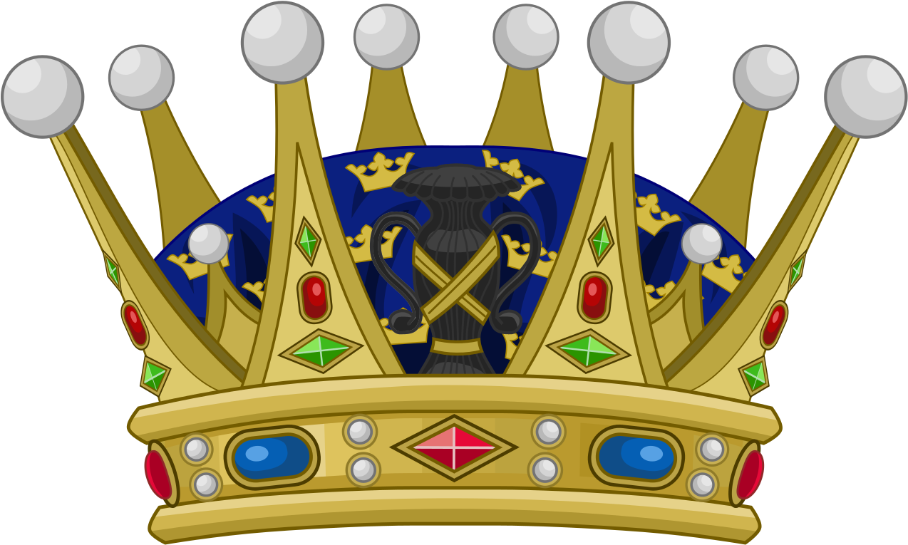 Crown Prince Clipart - Transparent Prince Crown Png (1280x769), Png Download