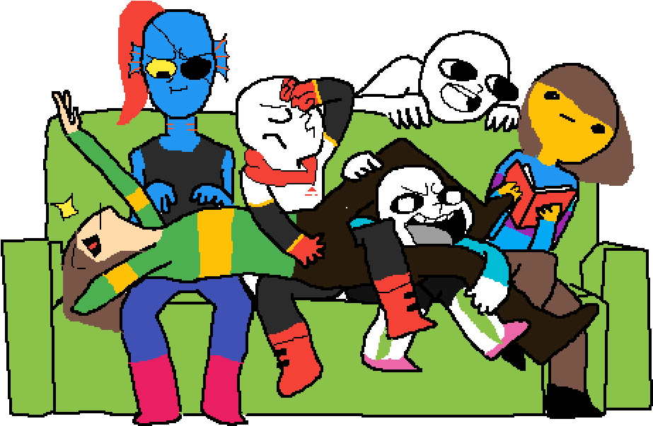 Add Yourself Messing With Frisk - Cartoon (1000x616), Png Download