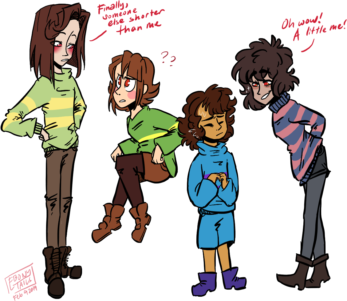 @flavor Text Chara And Then I Got Really Interested - Teen Chara (1165x1018), Png Download