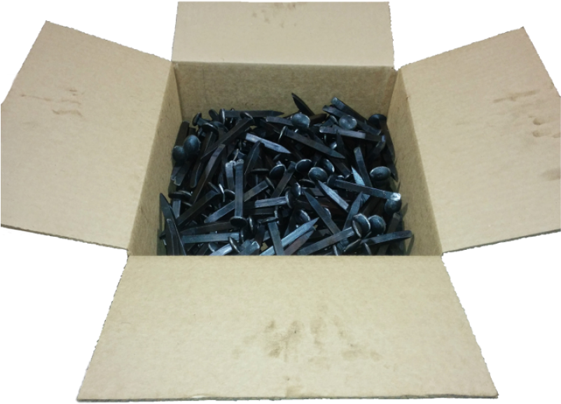 Railroad Rail Track Spike 5/8" Box - Wood (800x800), Png Download