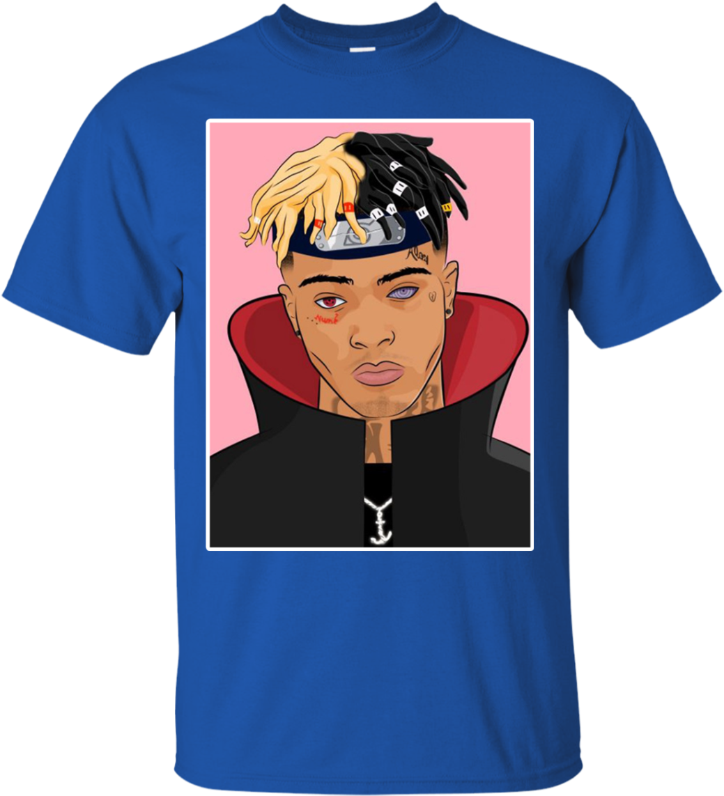 Xxxtentacion Naruto Shirts Sharingan Rinnegan Shirt - Lil Pum Xxx Tentacion (1155x1155), Png Download