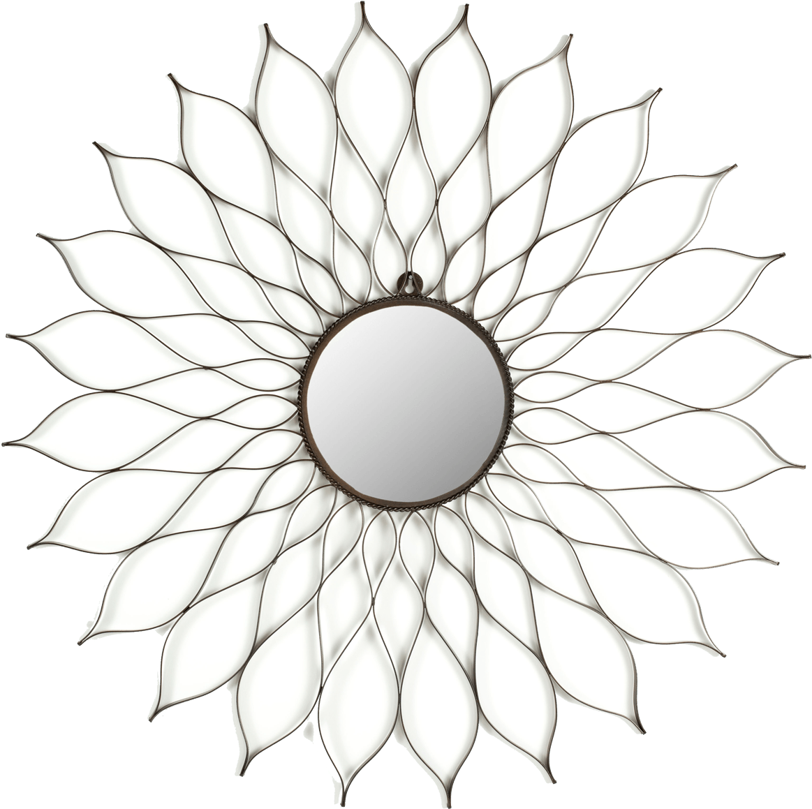 Safavieh Flower Mirror Rstc Powder Coated Eum3000a (1200x1200), Png Download