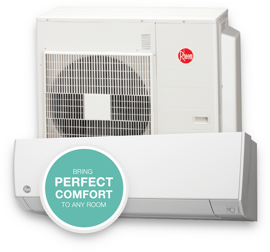 Picture Of Rheem Mini-split Hvac Heating And Cooling - Dragon Ball Z Goku (870x810), Png Download