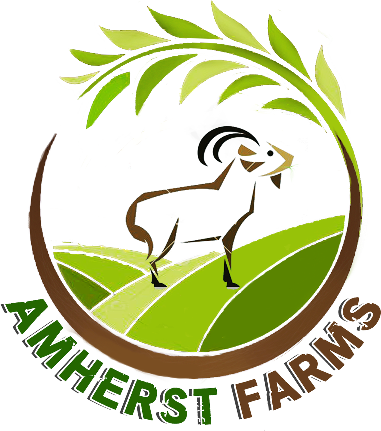 Amherst Farms - Goat (2100x2100), Png Download