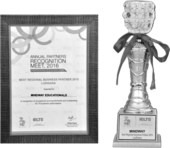 Ielts Centre Mindway Educationals Award - Trophy (600x600), Png Download
