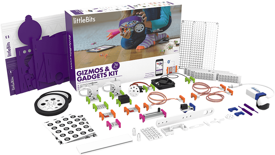 Gizmos & Gadgets Kit, 2nd Edition - Littlebits Gizmos & Gadgets Kit 2nd Edition (960x542), Png Download