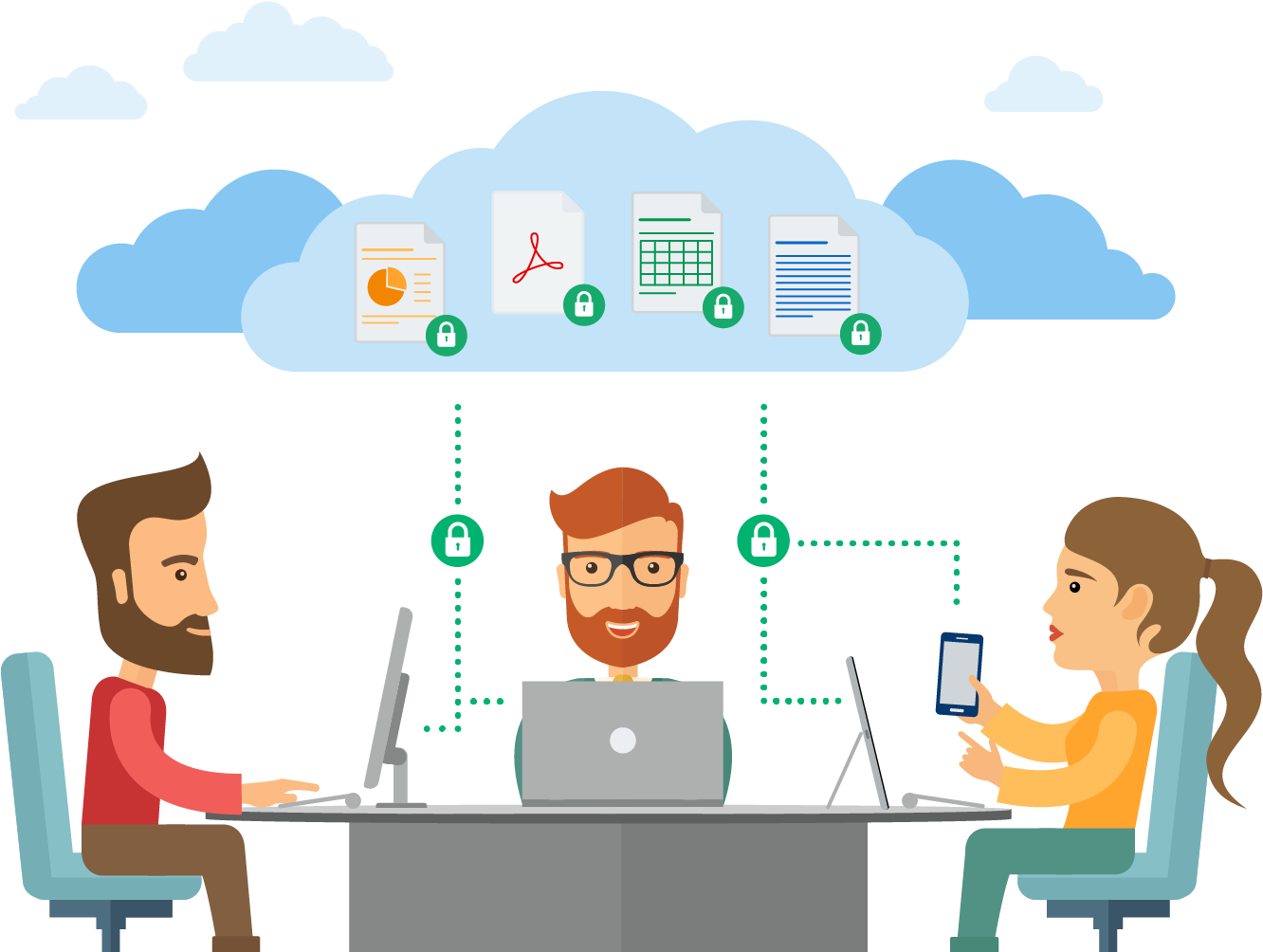 Boxcryptor For Teams For All Team Sizes - Team Png (1400x1050), Png Download