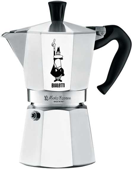 Italian Moka Express Bialetti - Bialetti Moka Express (600x600), Png Download