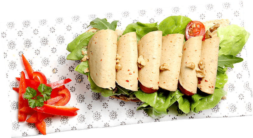 Sensational Vegan Cheese Alternatives And Cold Cuts - Chả Lụa (848x462), Png Download