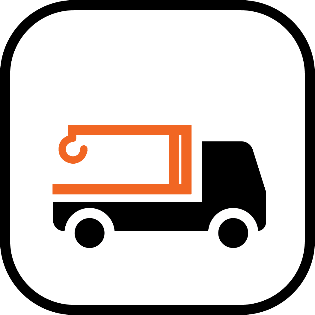 Truck Mounted Equipment - Canter Boom Truck Clip Art (1051x1051), Png Download
