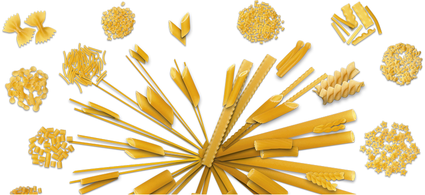 Formati Pasta Russo - Pasta Russo Catalogo (831x383), Png Download