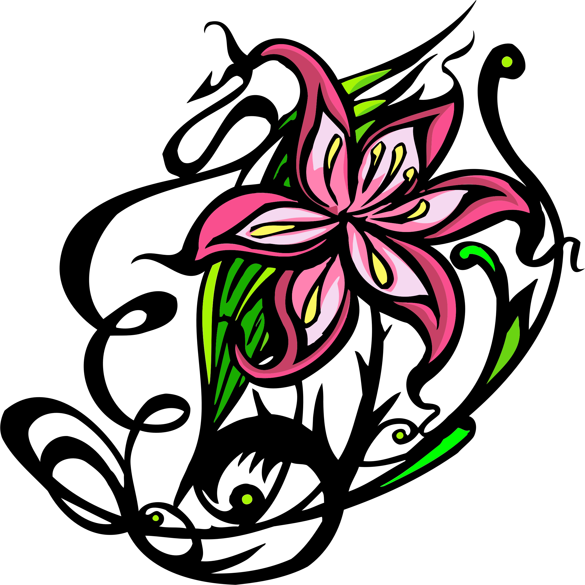 This Free Icons Png Design Of Decorative Flowers 2 (2360x2360), Png Download