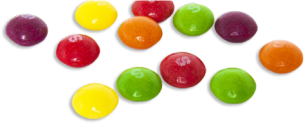 Sweet Clipart Skittles - Skittles Transparent Background (640x480), Png Download