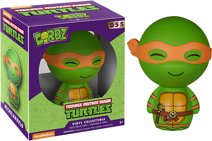 Teenage Mutant Ninja Turtles Michaelangelo Dorbz - Dorbz Teenage Mutant Ninja Turtles (700x491), Png Download