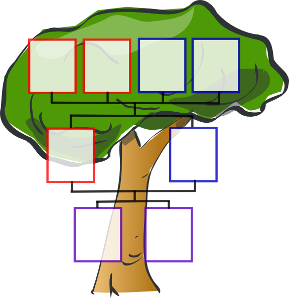 Family Tree Of 8 (576x595), Png Download