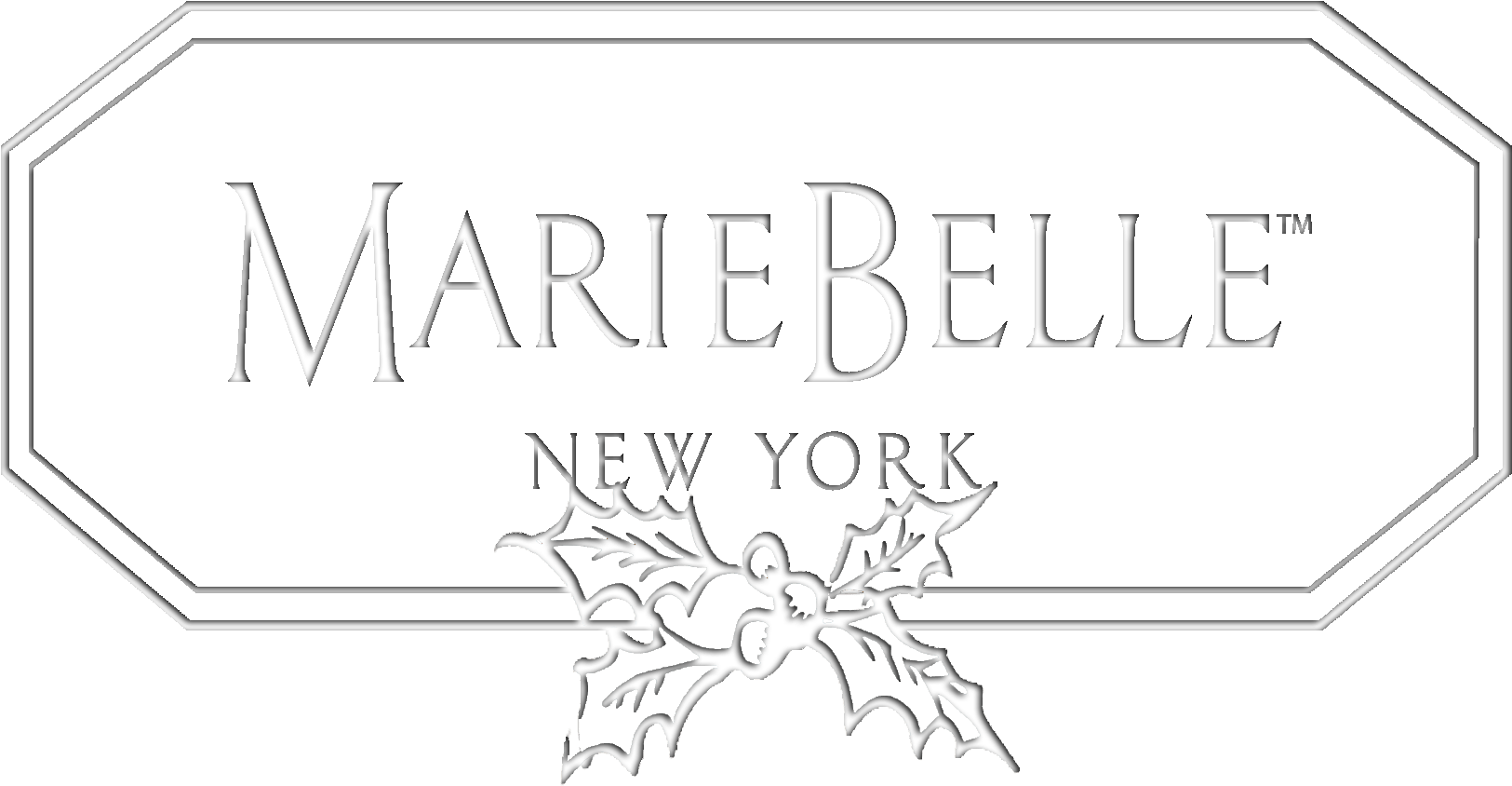 Mariebelle Logo White Inner Glow - Line Art (1700x1000), Png Download