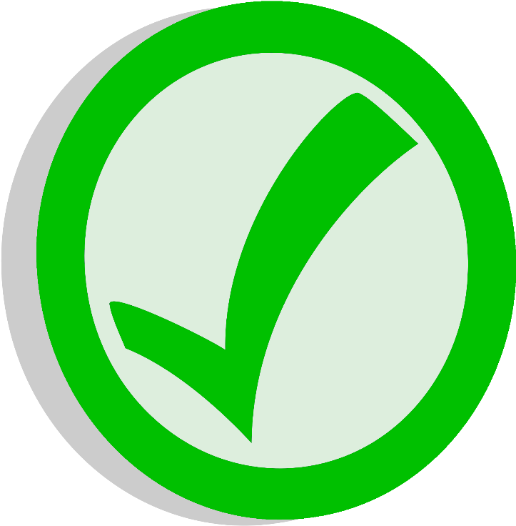 24 Jul - Confirm Symbol (747x768), Png Download