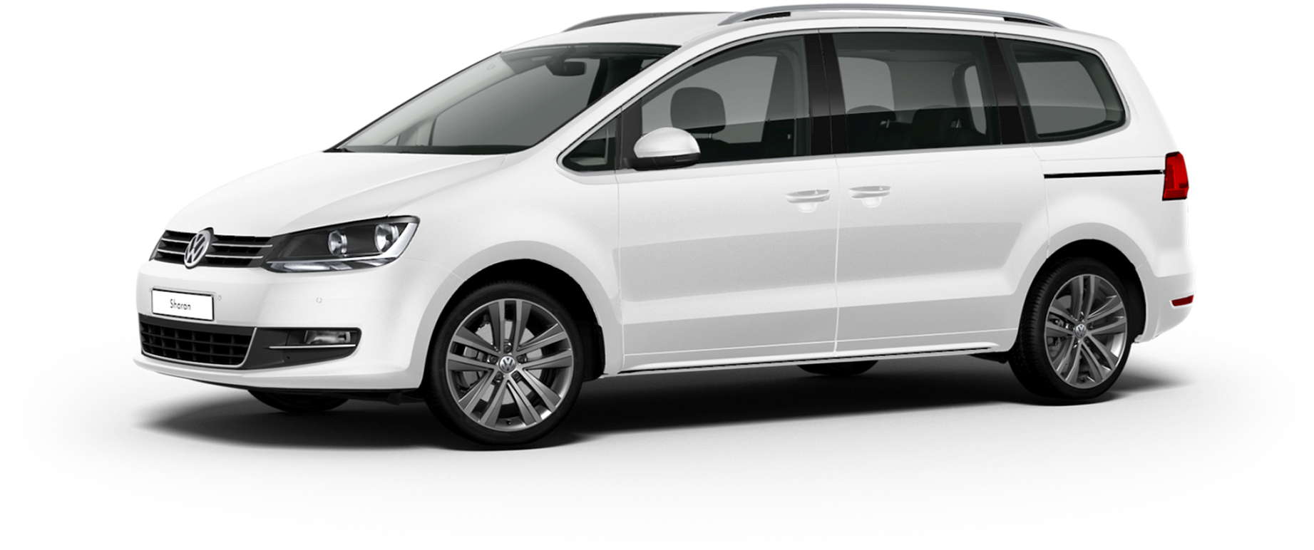 Vw Volkswagen Sharan Weiß Seitenansicht Van - Bmw 3 Series 2019 Png (1920x1080), Png Download