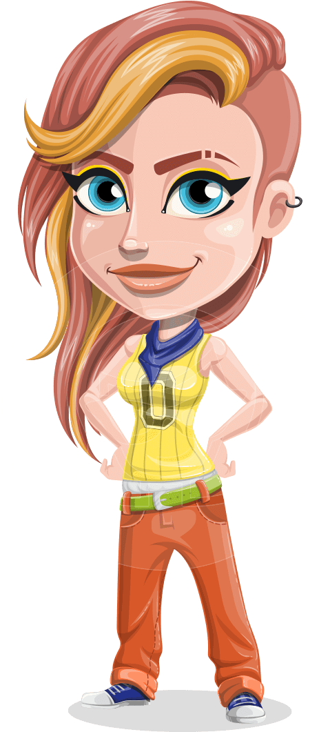 Melissa The Urban Dancer - Urban Girl Cartoons (957x1060), Png Download