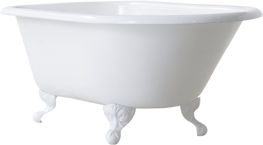 Png Transparent Download Rustic Roll Top Cast Iron - Bathtub (1024x683), Png Download