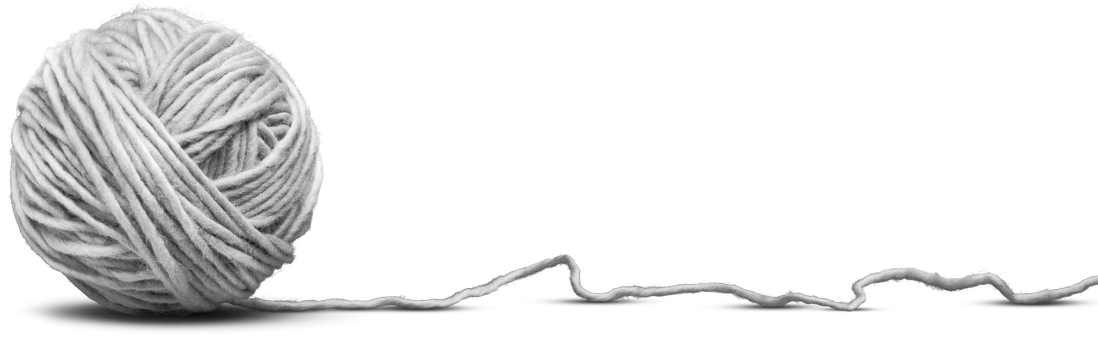 Two Weeks Wait Trilogy - Unraveling Ball Of Yarn (1100x600), Png Download