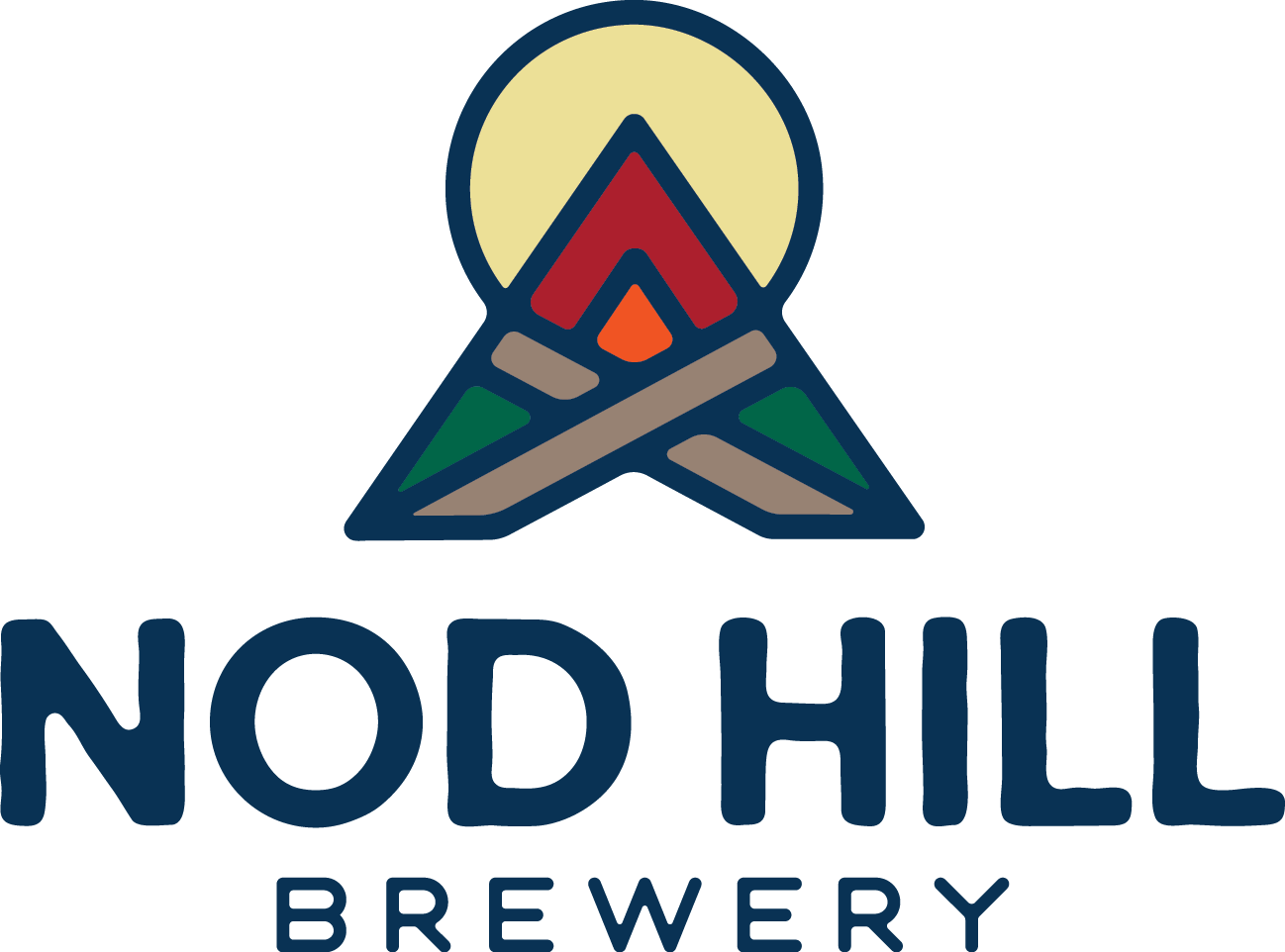 Nod Hill Brewery Logo (1298x962), Png Download