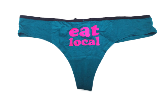 Eat Local Panties - Undergarment (555x555), Png Download