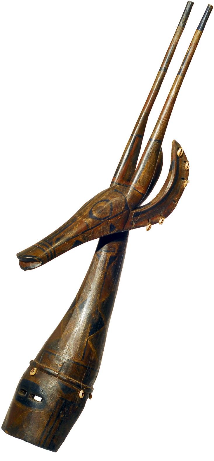 In 1884, The Museum Acquired Nearly 100 Cultural Objects - Horn (800x1657), Png Download