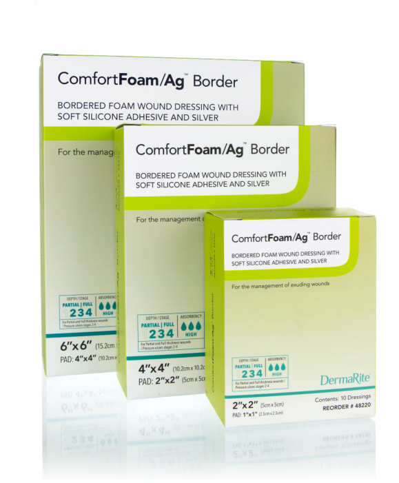 Comfortfoam Ag Bordered Foam Wound Dressing With Soft - Utility Software (700x700), Png Download