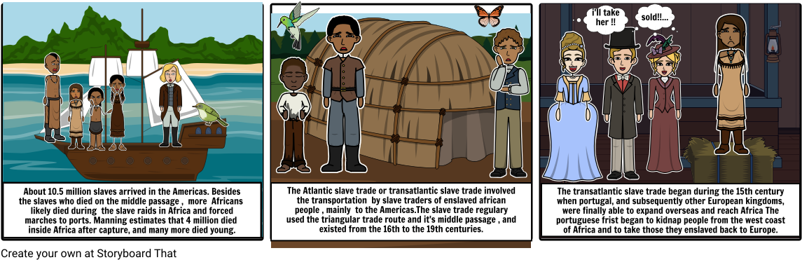Slave Story - Cartoon (1164x385), Png Download
