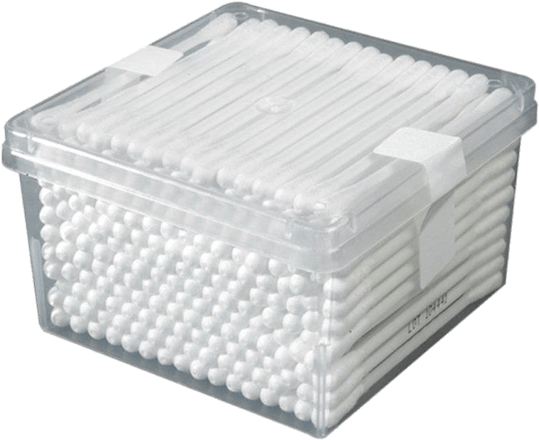 Box Of Cotton Buds - Cotton Buds Png (800x800), Png Download