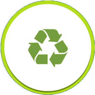 Recyclable Materials - Circle (696x926), Png Download