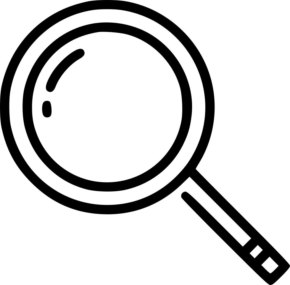 Magnifying Glass Comments - Investigation Icon (980x964), Png Download