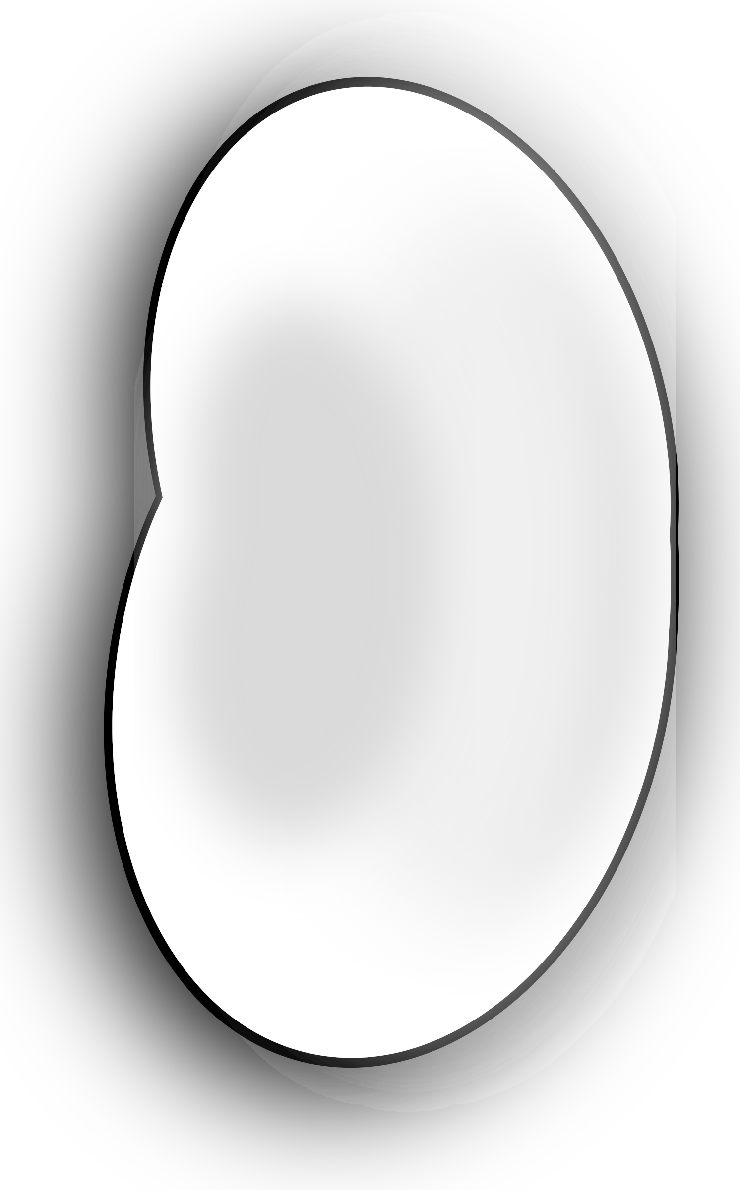 This Free Icons Png Design Of A Bean (1859x2400), Png Download