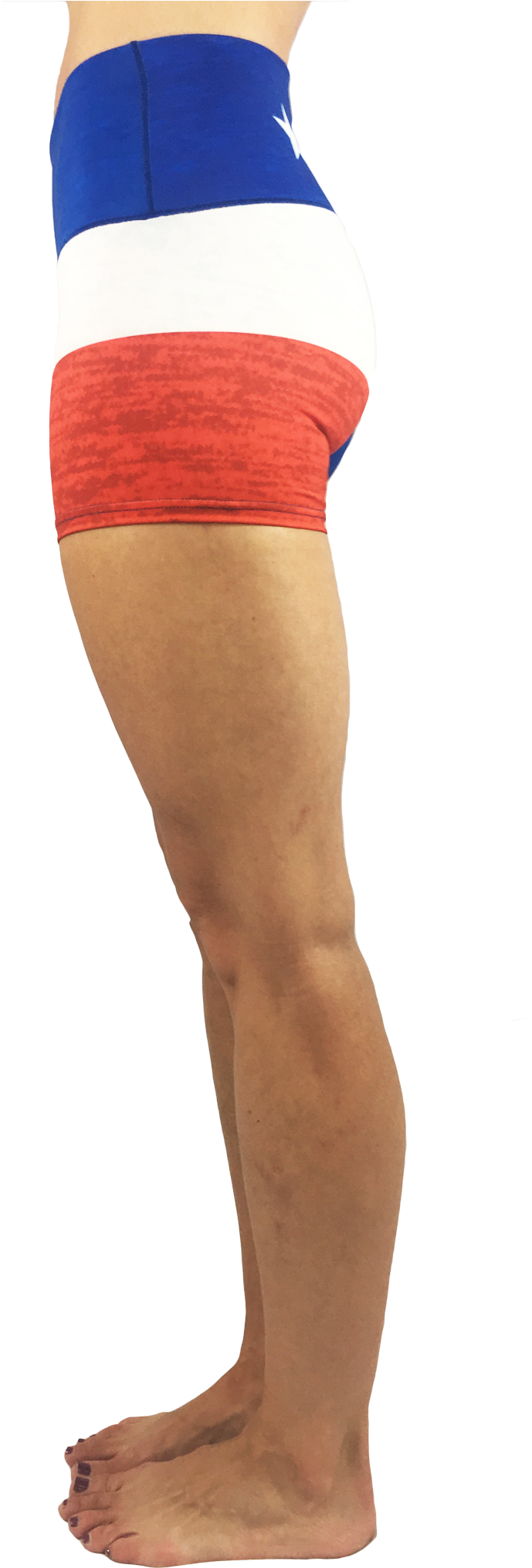 Texas Flag Yoga Shorts - Trunks (1446x2048), Png Download