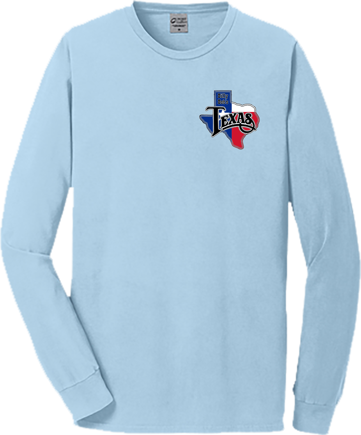 Bbt Tx Flag Long Sleeve - Long-sleeved T-shirt (1245x1500), Png Download