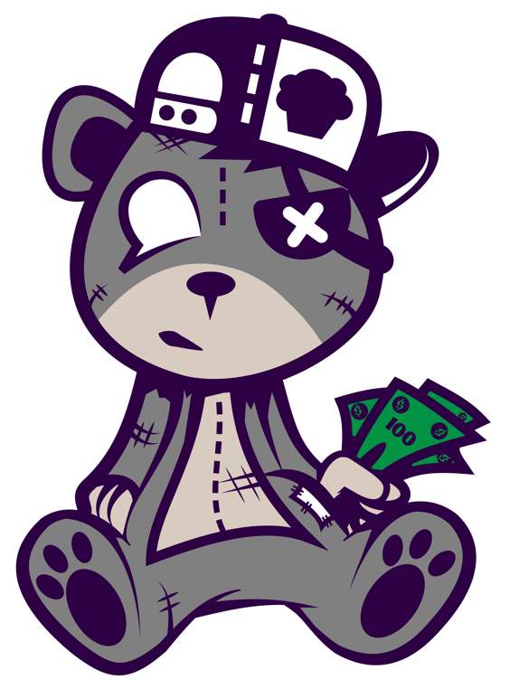 Crew Five Hustla By Jason Arroyo , Via Behance Graffiti - Cartoon Graffiti Characters Png (600x771), Png Download