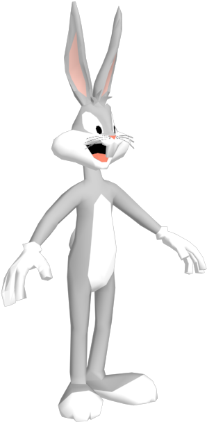 Download Zip Archive - Models Resource Bugs Bunny (750x650), Png Download
