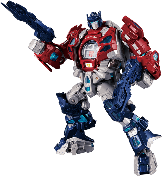 G-shock X Transformers Master Optimus Prime Resonant - Casio G Shock Transformer (600x600), Png Download