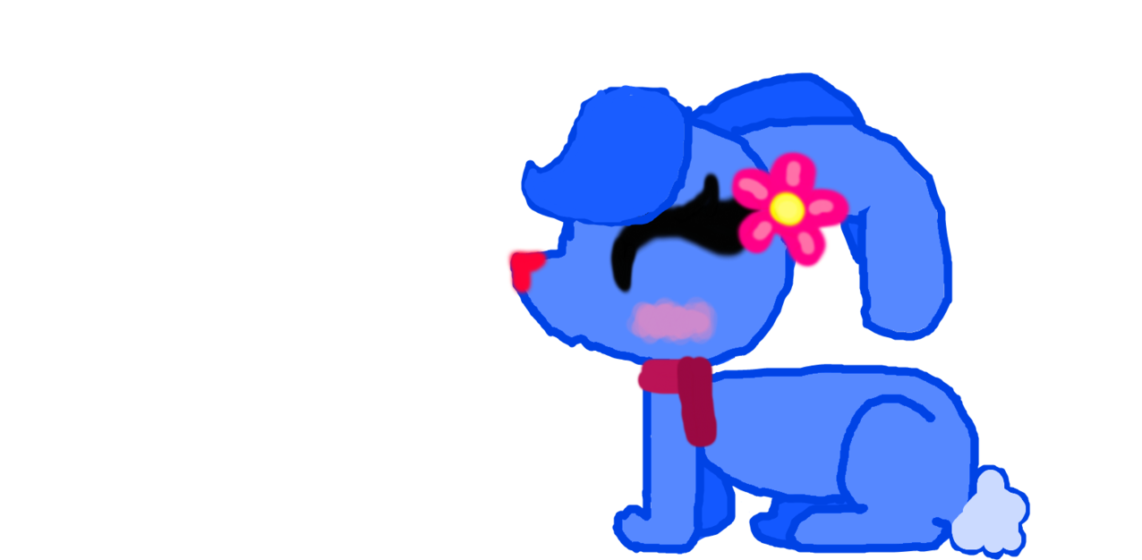 Blue Flower Crown Png - Cartoon (1276x626), Png Download