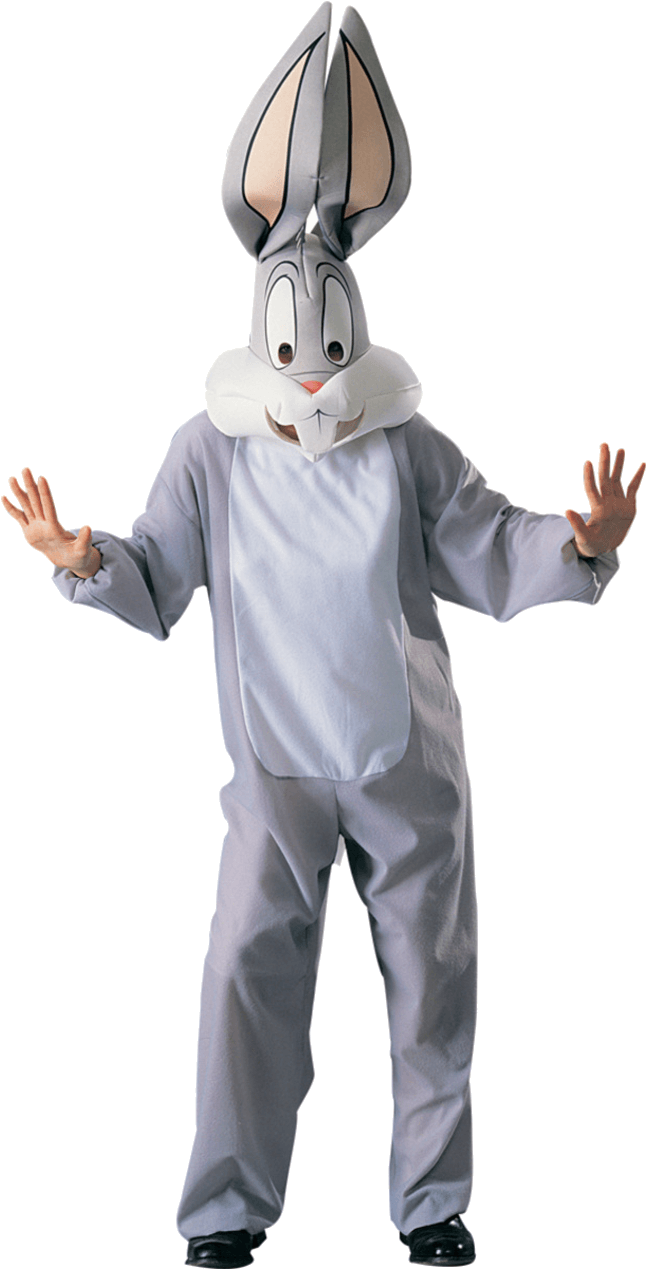 Adult Official Bugs Bunny Costume - Bugs Bunny Costume (800x1268), Png Download