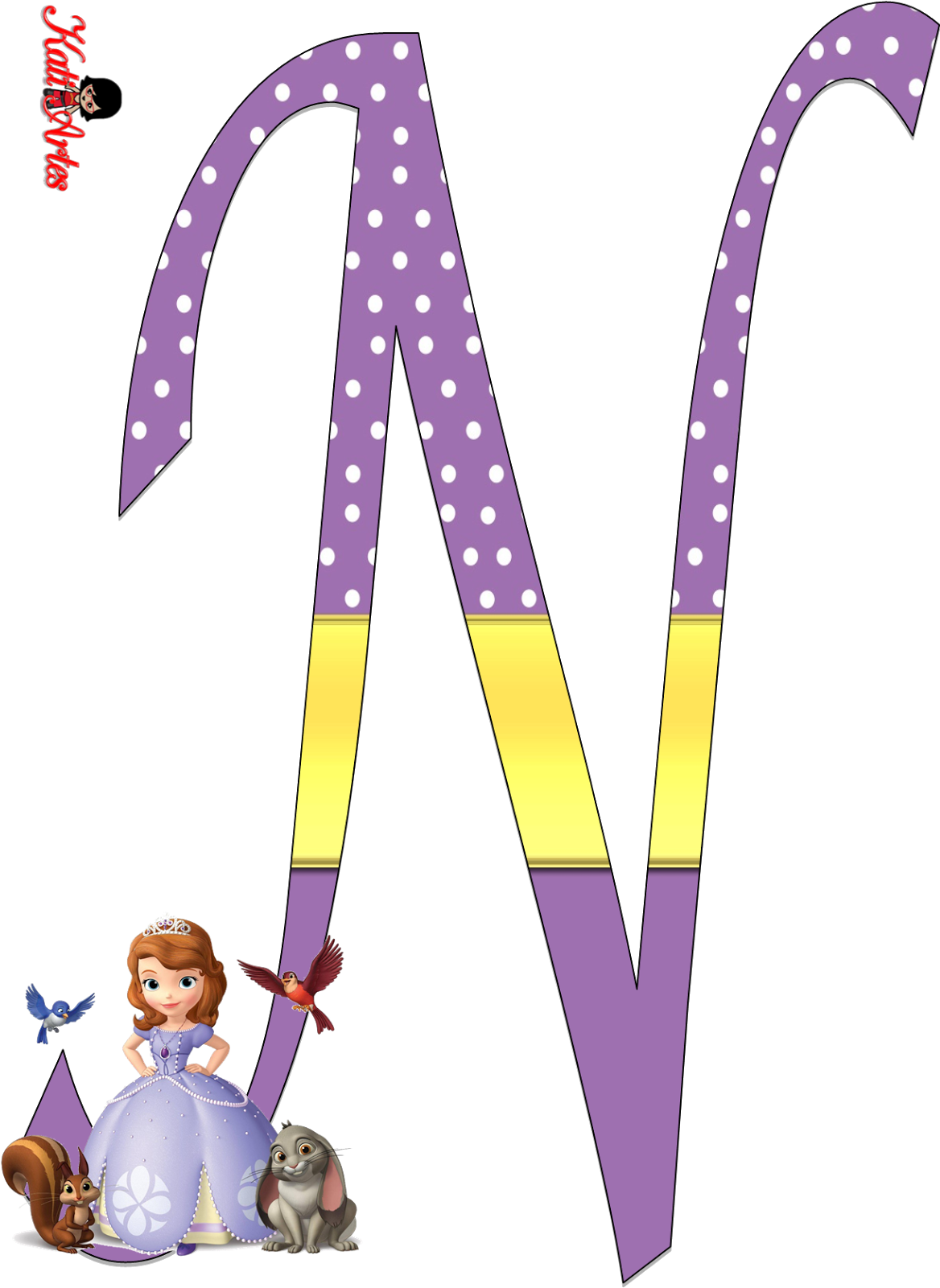 Vector Stock Sofia The First Alfabeto De Sof A - Sofia The First Alphabet (1183x1600), Png Download