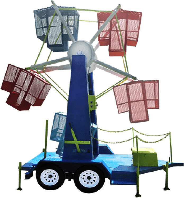 Kiddie Ferris Wheel - Trailer (750x750), Png Download