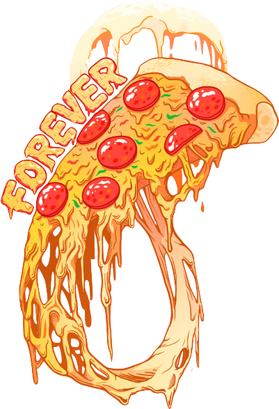 Pizza Wallpaper Iphone (500x735), Png Download